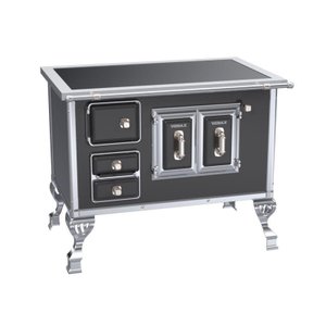 Fogao a Lenha GII N 2 Sec Xviii Premium Preto Sd