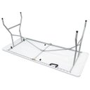 Ver imagem 4 de 2 Mesas de Camping Dobrável Praia 180x74 para 6 Pessoas em Aço e Vira Maleta Importway Iwmcd-18376