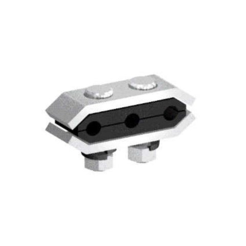 Abraçadeira Tripla Nylon para Cano Injetor 10 Peças 100.01.03