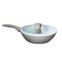 Ver imagem 5 de Panela Frigideira 24cm 2,3 Litros Fogão Indução Antiaderente Brinox:baunilha