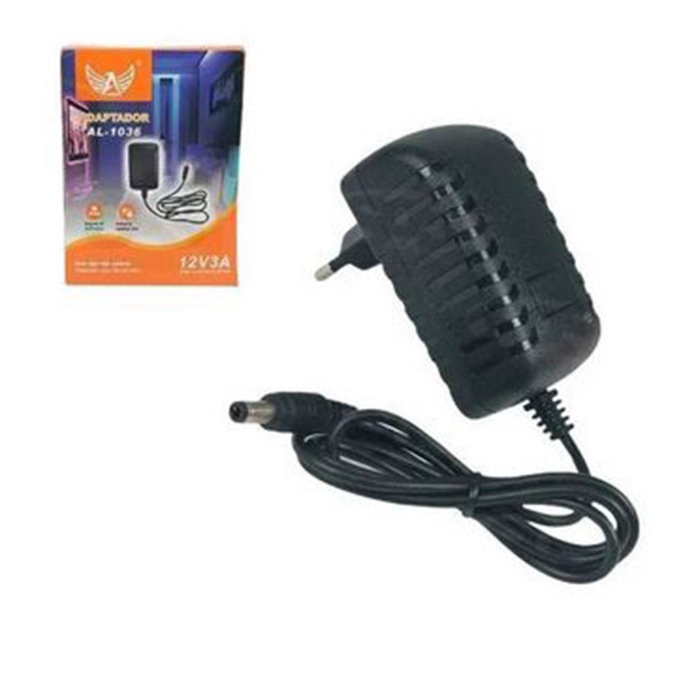 Adaptador de Energia/fonte 12v 3a Bivolt Plug P4 Altomex Al-1036 - 2