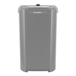 Lavadora De Roupas Semiautomática Premium - 15 Kg - Silver - Wanke - 1