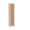 Ver imagem 2 de Roupeiro em Aço Mt 1v 4 Portas - Fechadura