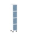 Ver imagem 2 de Roupeiro em Aço Mt 1v 4 Portas - Fechadura