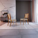 Ver imagem 2 de Conjunto com 2 Cadeiras Aila em Madeira Maciça para Sala de Jantar Moderna Mobília