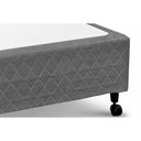 Ver imagem 3 de Cama Base c/Aux 4 Gavetas Queen Castor Poli Gray 158x198x27