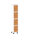 Ver imagem 2 de Roupeiro em Aço Mt 1v 4 Portas - Fechadura