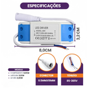 Ver imagem 2 de Fonte Driver Reator Led 36w Plafon Embutir Sobrepor 600ma