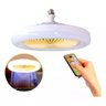 Luminária Lâmpada de Teto Ventilador Led 3 Tipos de Luz - 5