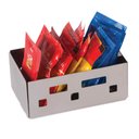Ver imagem 2 de Kit 10 Porta Sachês Inox de Mesa Prime Domama Suporte para Molhos Restaurante Lancheria