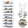 Sapateira Vertical Organizador com 9 Prateleiras Multiuso para 18 Pares de Sapatos e Objetos - 1