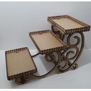 Ver imagem 2 de Bandeja Porta Doces e Salgados 3 Andares em Mdf