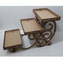 Ver imagem 3 de Bandeja Porta Doces e Salgados 3 Andares em Mdf