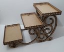 Ver imagem 3 de Bandeja Porta Doces e Salgados 3 Andares em Mdf
