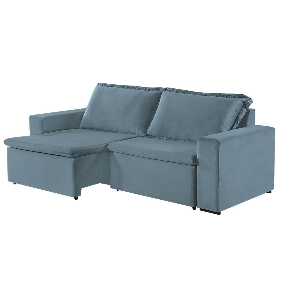 Sofa Malibu 2 Lugares 200 cm Pes de Madeira Talento Móveis - 2