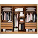 Ver imagem 4 de Guarda Roupa San Marino Ripado Cinamomo Off White 3 Portas 6 Gavetas Leifer Móveis