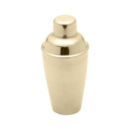 Coqueteleira de Aço Inox Dourada 500ml - 1