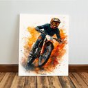 Ver imagem 7 de Kit 3 Quadro Decorativo Motocross Enduro Trilha Quarto Moto Qualidade Premium 28x20cm