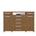 Ver imagem 5 de Cômoda Mistral 2 Portas 7 Gavetas MDP Puxadores Plástico Amêndola Demóbile