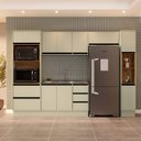 Ver imagem 2 de Armário de Cozinha Modulada Completa 5 Peças 306,8cm sem Tampo 250037 Koya Politorno Móveis