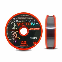 Linha de Pesca Nylon Victoria Cinza 0,20mm 5,5lbs 200 Metros - 2
