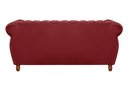 Ver imagem 5 de Sofá Chesterfield Realeza 3 Lugares Decoração Retrô Vermelho Bordô