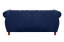 Ver imagem 5 de Sofá Chesterfield Realeza 3 Lugares Decoração Retrô Azul Marinho
