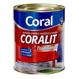 Esmalte Sintético Coralit Tradicional Alto Brilho Verde Folha 225ml - Coral Esmalte 0,225l Sintetico