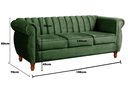 Ver imagem 3 de Sofá Chesterfield Realeza 3 Lugares Decoração Retrô Verde