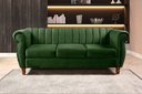 Ver imagem 1 de Sofá Chesterfield Realeza 3 Lugares Decoração Retrô Verde