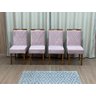Conjunto 4 Cadeiras de Jantar Rosa 11 Luana - 2