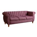 Ver imagem 2 de Sofá Chesterfield Realeza 3 Lugares Decoração Retrô Roxo