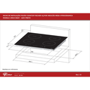 Ver imagem 6 de Cooktop Fischer 4 Bocas por Indução Mesa Vitroceramica Touch Fischer