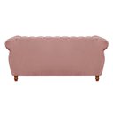 Ver imagem 5 de Sofá Chesterfield Realeza 3 Lugares Decoração Retrô Rosa Rose