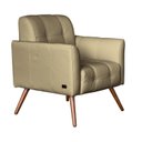 Ver imagem 2 de Poltrona Couro Legítimo Bia