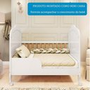 Ver imagem 7 de Berço Mini Cama 3 em 1 com Capitonê 100% Mdf Maya Espresso Móveis