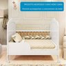 Berço Mini Cama 3 em 1 com Capitonê 100% Mdf Maya Espresso Móveis - 7