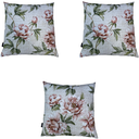 Ver imagem 1 de Kit 3 Capas de Almofada Impermeável Estampa Digital 100% Algodão Flor Rosa 43CMX43CM