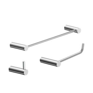 Kit de Acessórios para Banheiro Escovado 3 Peças 2030or Grego Metal