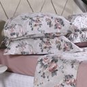 Ver imagem 2 de Jogo de Cama 200 Fios King 100% Algodão Premium Toque Extra Macio Rosier - Tessi