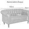 Namoradeira Chest 2 Lugares Duque Courano - 6