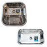 Tanque Inox Pequeno Embutir Dotec com Cuba N2 56x34x17cm 430 - 1