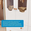 Ver imagem 7 de Quarto Infantil com Guarda-Roupas e Cômoda com Janelas Maya Provençal Yescasa Branco/Brilho/Amêndoa