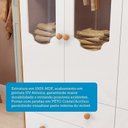 Ver imagem 7 de Quarto Infantil com Guarda-Roupas e Cômoda com Janelas Maya Provençal Yescasa Branco/Brilho/Amêndoa