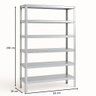 Estante Prateleira Aço Dupla 6 Bandeja 60cm Galvanizada - Rede Móveis - 3