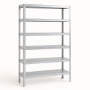 Ver imagem 2 de Estante Prateleira Aço Dupla 6 Bandeja 60cm Galvanizada - Rede Móveis