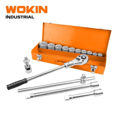 Conjunto de Ferramentas Soquete 3/4 15 Peças Wokin Tools