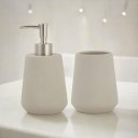 Ver imagem 4 de Kit Lavabo de Porta Líquido e Difusor em Cimento Cinza - 2 Peças