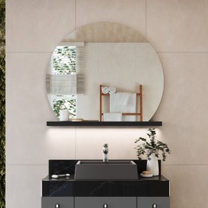 Espelheira para Banheiro Nicole 80 com Led