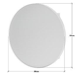 Espelheira para Banheiro 80 com Armário Ana - 4